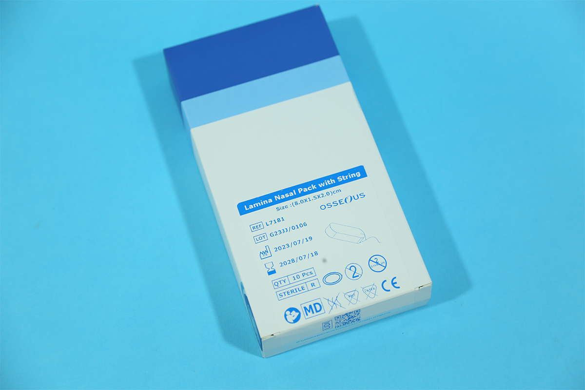 NASAL DRESSING 10CM WITH STRING/OSSEOUS
