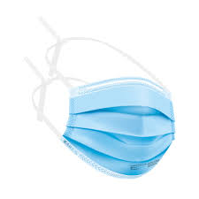 FACE MASK WITH TIE 3 PLY/PKT OF 50 PCS