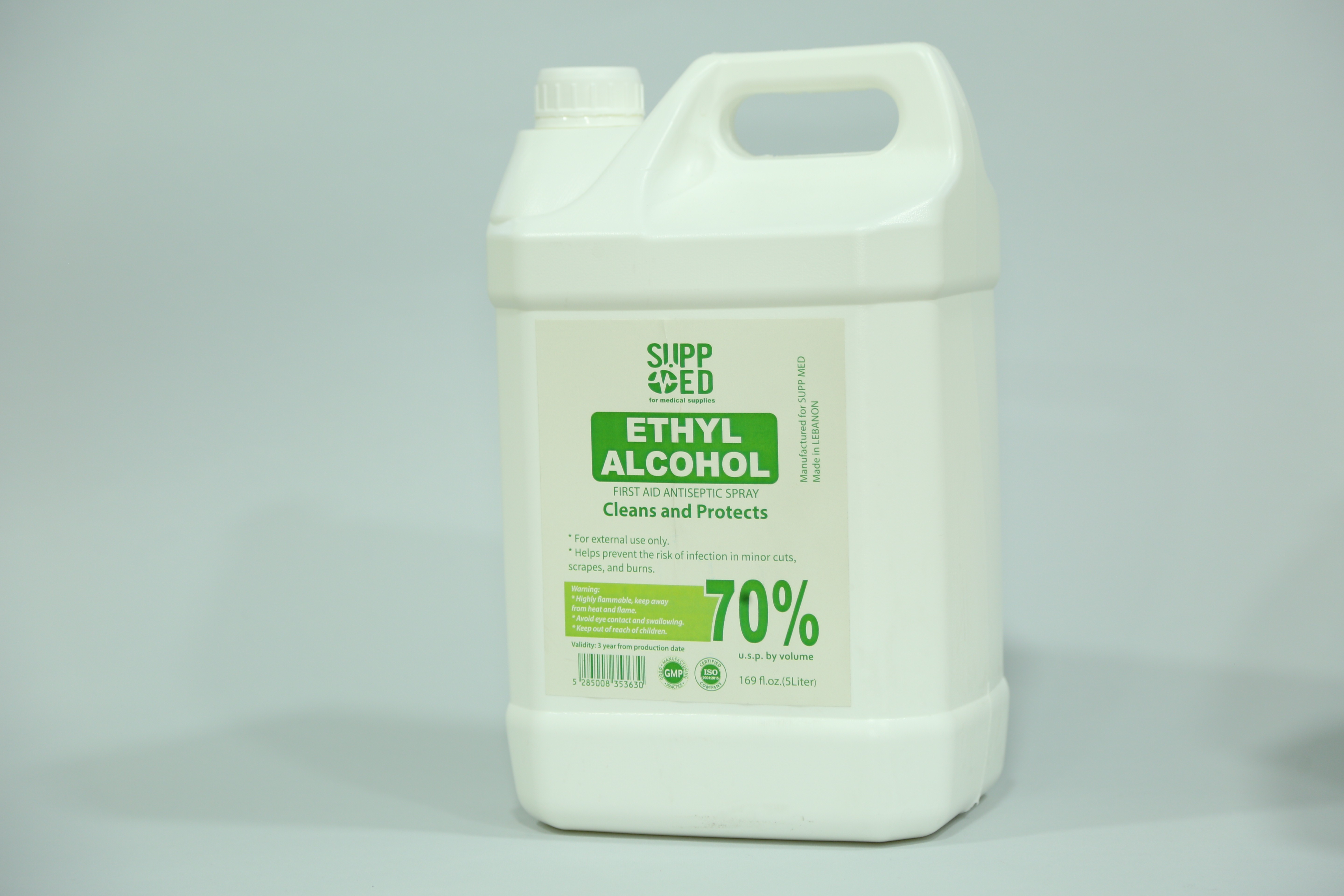 SUPP-MED ALCOHOL GALLON 70% 5LITER